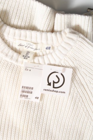Дамски пуловер H&M L.O.G.G., Размер S, Цвят Екрю, Цена 11,96 лв.
