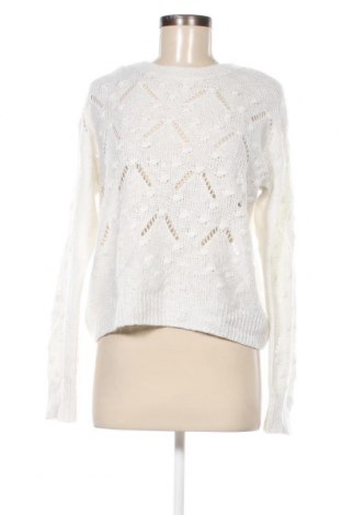 Дамски пуловер H&M L.O.G.G., Размер M, Цвят Бял, Цена 9,57 лв.
