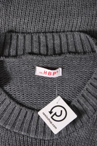 Γυναικείο πουλόβερ Hbp, Μέγεθος XXL, Χρώμα Γκρί, Τιμή 5,79 €