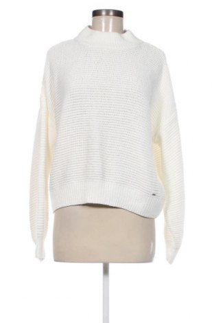Дамски пуловер Hollister, Размер L, Цвят Бял, Цена 38,13 лв.