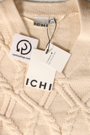 Дамски пуловер Ichi, Размер XS, Цвят Бежов, Цена 20,46 лв.