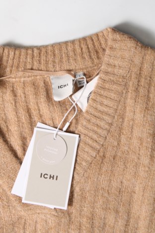 Γυναικείο πουλόβερ Ichi, Μέγεθος S, Χρώμα Καφέ, Τιμή 14,38 €