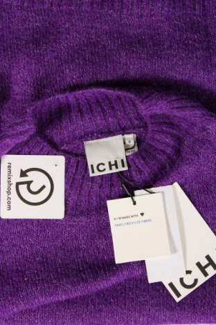 Дамски пуловер Ichi, Размер S, Цвят Лилав, Цена 17,67 лв.