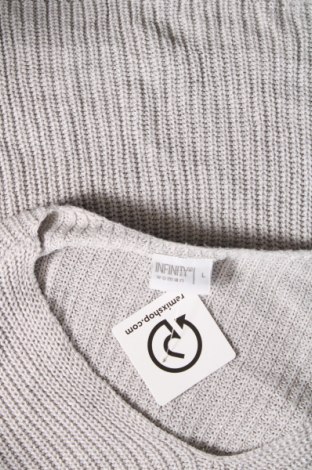 Дамски пуловер Infinity Woman, Размер L, Цвят Сив, Цена 11,60 лв.