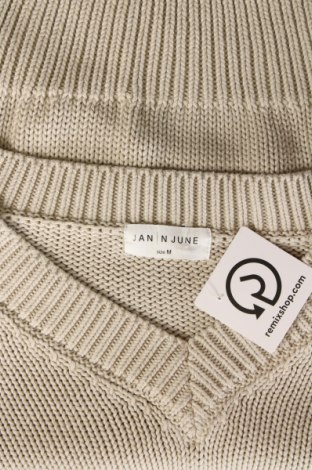 Дамски пуловер Jan 'N June, Размер M, Цвят Бежов, Цена 26,60 лв.