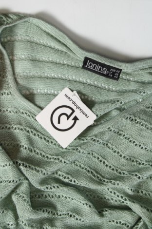 Дамски пуловер Janina, Размер L, Цвят Зелен, Цена 9,57 лв.