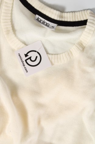 Дамски пуловер Janina, Размер M, Цвят Бял, Цена 5,51 лв.