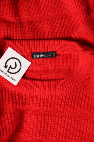 Дамски пуловер Janina, Размер XS, Цвят Червен, Цена 11,60 лв.