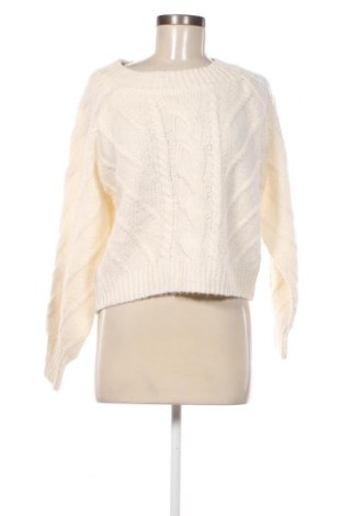 Дамски пуловер Jean Louis Francois, Размер M, Цвят Бял, Цена 9,28 лв.