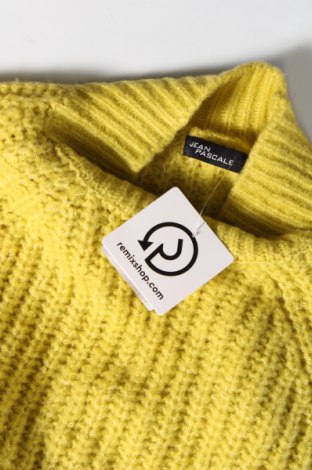 Дамски пуловер Jean Pascale, Размер M, Цвят Жълт, Цена 9,28 лв.