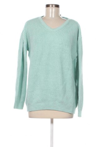 Дамски пуловер Jean Pascale, Размер M, Цвят Зелен, Цена 6,67 лв.
