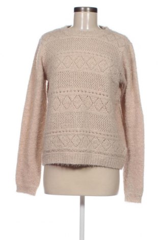 Дамски пуловер Jean Pascale, Размер M, Цвят Бежов, Цена 12,47 лв.