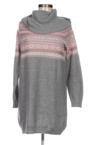 Дамски пуловер Jean Pascale, Размер L, Цвят Сив, Цена 12,18 лв.