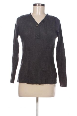 Дамски пуловер Jean Pascale, Размер L, Цвят Сив, Цена 7,54 лв.