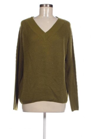 Дамски пуловер Jean Pascale, Размер M, Цвят Зелен, Цена 11,31 лв.