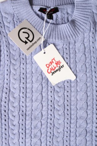 Дамски пуловер Jennyfer, Размер L, Цвят Син, Цена 46,00 лв.