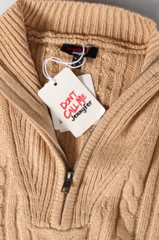 Дамски пуловер Jennyfer, Размер M, Цвят Бежов, Цена 19,32 лв.