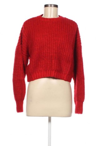 Дамски пуловер Jennyfer, Размер S, Цвят Червен, Цена 46,00 лв.