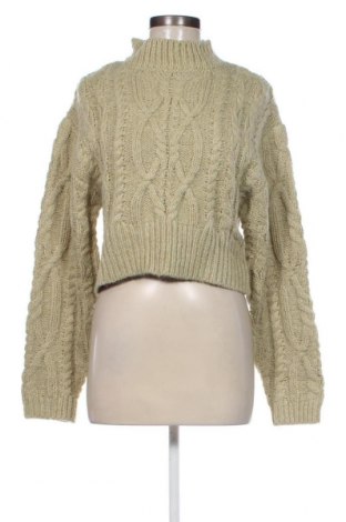 Дамски пуловер Jennyfer, Размер M, Цвят Зелен, Цена 23,00 лв.