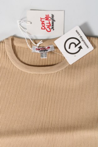 Γυναικείο πουλόβερ Jennyfer, Μέγεθος S, Χρώμα  Μπέζ, Τιμή 6,16 €