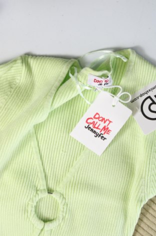 Γυναικείο πουλόβερ Jennyfer, Μέγεθος XS, Χρώμα Πράσινο, Τιμή 6,16 €