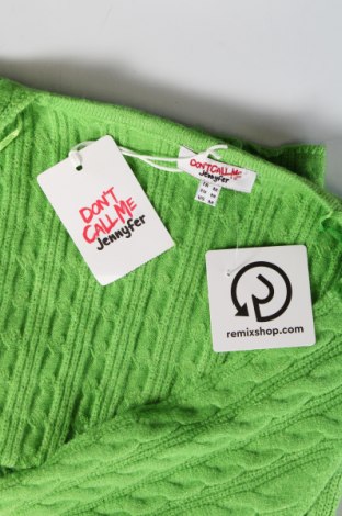Дамски пуловер Jennyfer, Размер M, Цвят Зелен, Цена 9,66 лв.