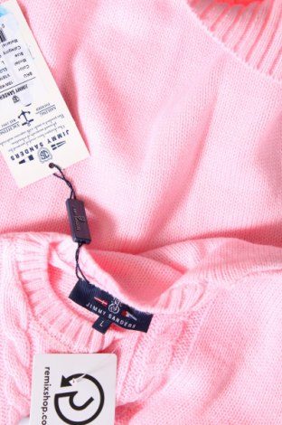 Дамски пуловер Jimmy Sanders, Размер L, Цвят Розов, Цена 93,00 лв.
