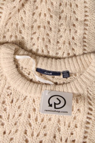 Дамски пуловер Kiabi, Размер XXL, Цвят Бежов, Цена 15,95 лв.