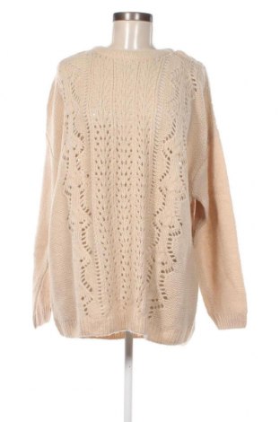 Damenpullover Kiabi, Größe XXL, Farbe Beige, Preis 9,92 €