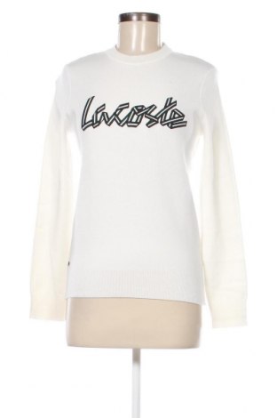 Дамски пуловер Lacoste, Размер S, Цвят Бял, Цена 204,00 лв.