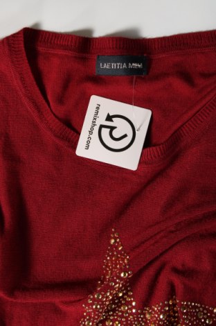 Γυναικείο πουλόβερ Laetitia Mem, Μέγεθος XXL, Χρώμα Κόκκινο, Τιμή 9,30 €
