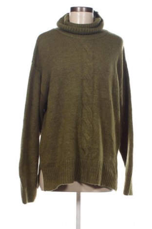 Γυναικείο πουλόβερ Laura Torelli, Μέγεθος XL, Χρώμα Πράσινο, Τιμή 7,36 €