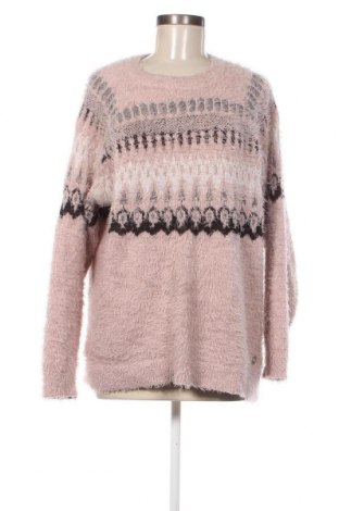 Дамски пуловер Laura Torelli, Размер L, Цвят Розов, Цена 14,50 лв.