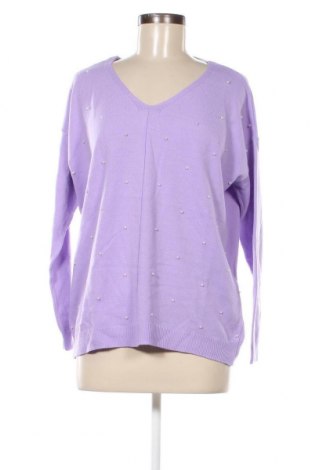 Дамски пуловер Laura Torelli, Размер M, Цвят Лилав, Цена 9,86 лв.