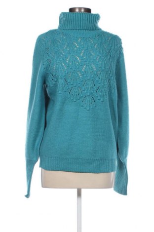 Дамски пуловер Laura Torelli, Размер M, Цвят Син, Цена 10,44 лв.