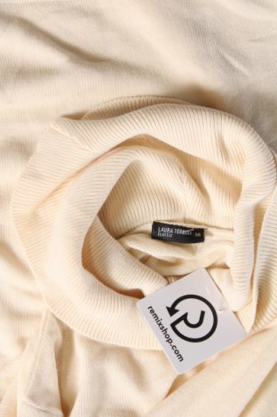 Дамски пуловер Laura Torelli, Размер M, Цвят Бежов, Цена 9,57 лв.