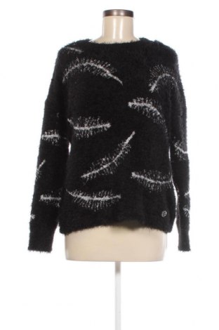 Дамски пуловер Laura Torelli, Размер M, Цвят Черен, Цена 6,38 лв.