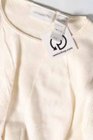 Дамски пуловер Liz Claiborne, Размер L, Цвят Екрю, Цена 5,80 лв.