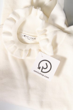 Γυναικείο πουλόβερ Love Look, Μέγεθος S, Χρώμα Λευκό, Τιμή 27,22 €