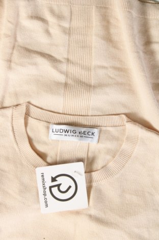 Дамски пуловер Ludwig Beck, Размер S, Цвят Бежов, Цена 16,40 лв.
