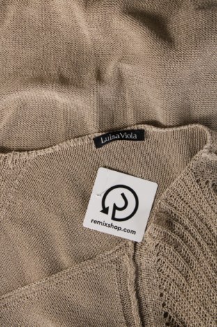 Γυναικείο πουλόβερ Luisa Viola, Μέγεθος XL, Χρώμα  Μπέζ, Τιμή 16,17 €