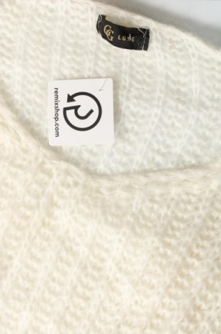 Damenpullover Luxe, Größe L, Farbe Weiß, Preis 5,65 €