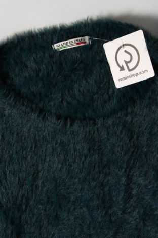 Γυναικείο πουλόβερ Made In Italy, Μέγεθος M, Χρώμα Μπλέ, Τιμή 9,30 €