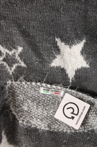 Γυναικείο πουλόβερ Made In Italy, Μέγεθος M, Χρώμα Γκρί, Τιμή 5,74 €