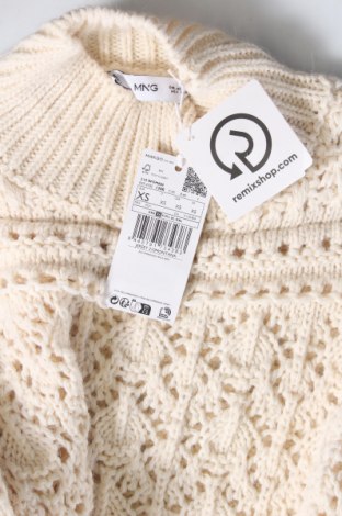 Дамски пуловер Mango, Размер XS, Цвят Бежов, Цена 27,90 лв.