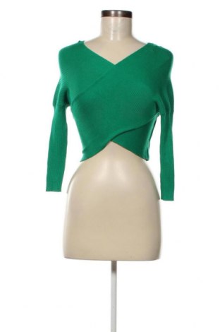 Дамски пуловер Mango, Размер XS, Цвят Зелен, Цена 13,50 лв.