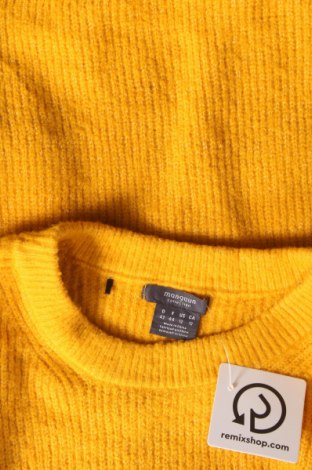 Дамски пуловер Manguun, Размер L, Цвят Жълт, Цена 8,70 лв.