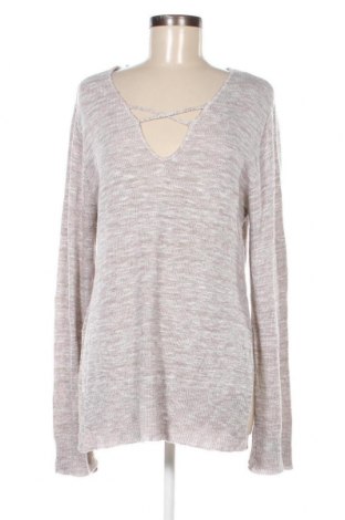Дамски пуловер Miami Style, Размер L, Цвят Сив, Цена 11,60 лв.