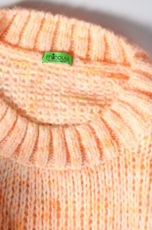 Дамски пуловер Minouu, Размер M, Цвят Оранжев, Цена 29,71 лв.