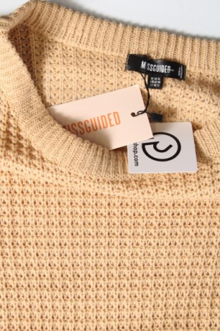 Дамски пуловер Missguided, Размер L, Цвят Бежов, Цена 18,40 лв.